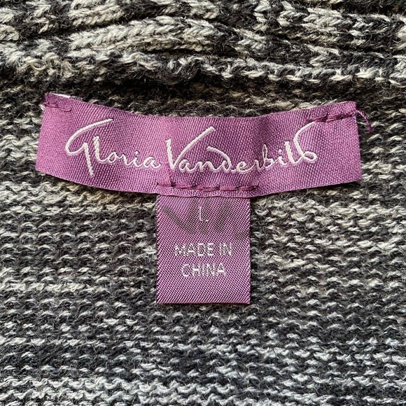 Gloria Vanderbilt sweater cardigan woman’s size Large - Picture 3 of 6